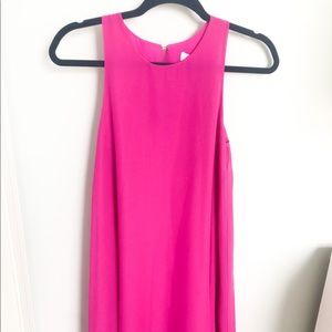 Askari Magenta Chiffon Shift Dress